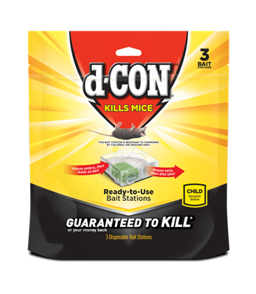d-CON No View, No Touch Covered Mouse Trap, 2 Count