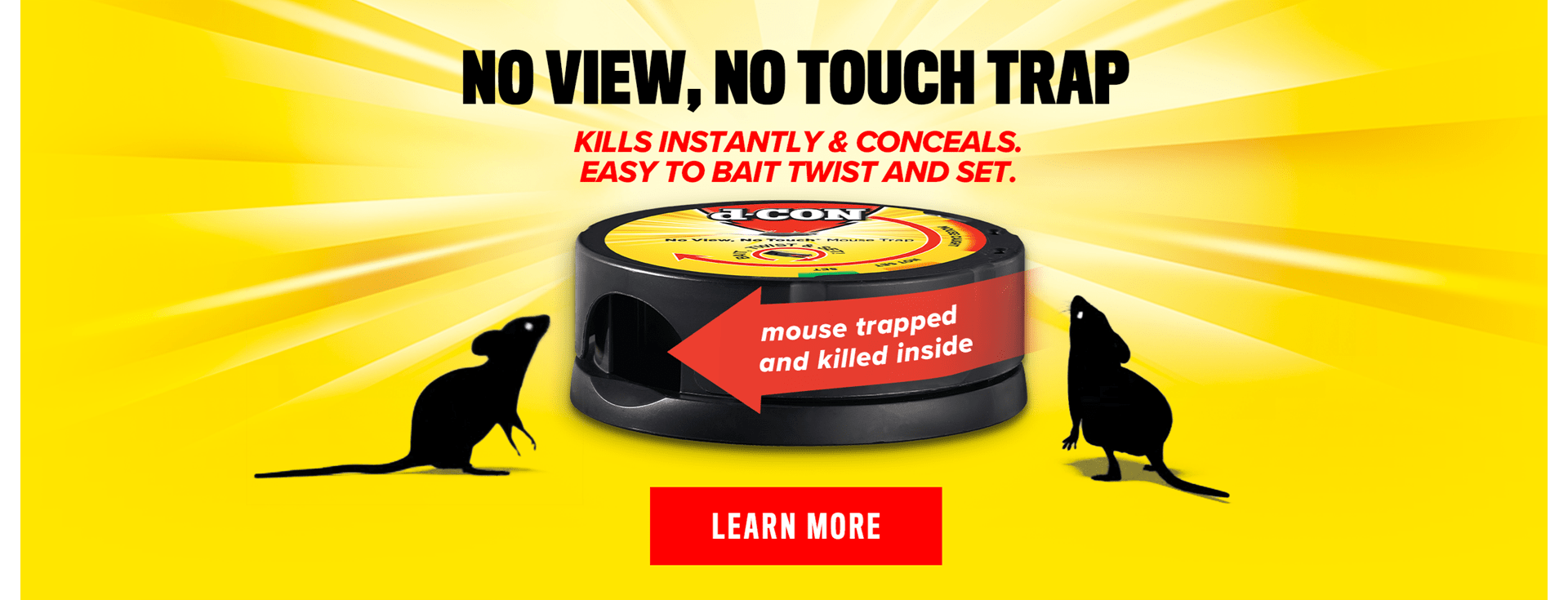  d-CON No View, No Touch Covered Mouse Trap, 1 Trap